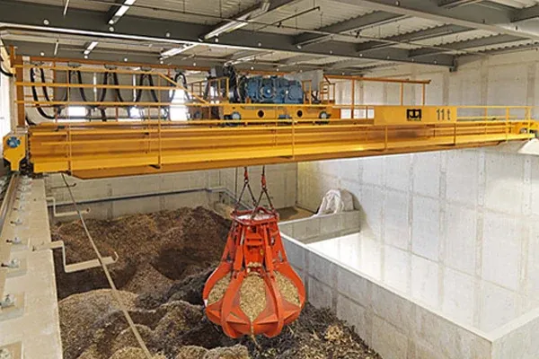 Double Girder Overhead Crane with Grab
