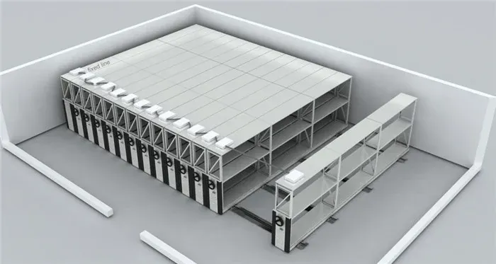 Light Duty Metal Storage Shelf Mobile Rack With Warehouse Storage