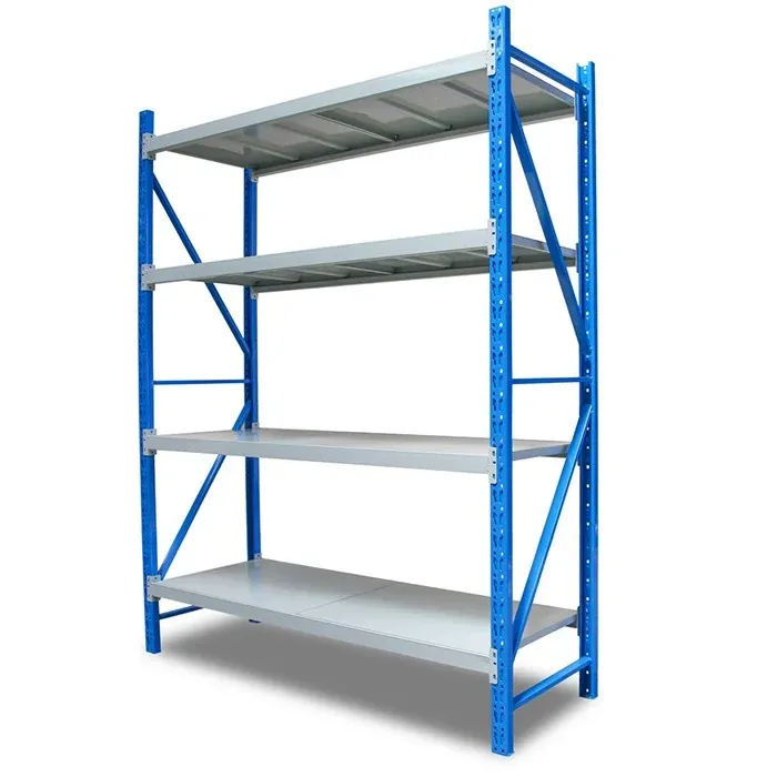Metal Medium Duty Long Span Shelving Rack For Warehouse Storage