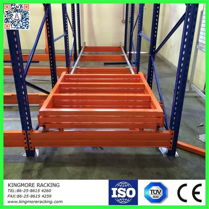 Popular Push Back Rack System For Warehouse Storage Rack