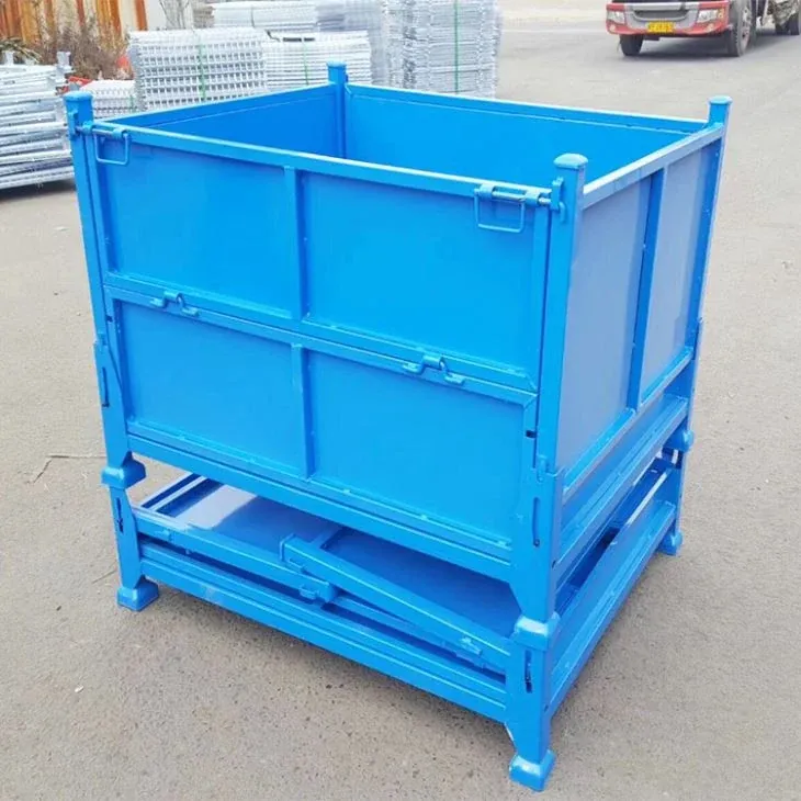 The Folding Powder Coated Steel Bins